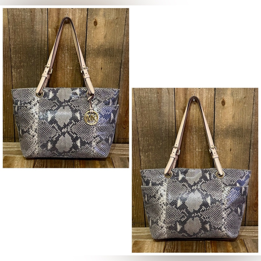 Michael Kors. 3 Piece: Jet Set Python Embossed To… - image 7